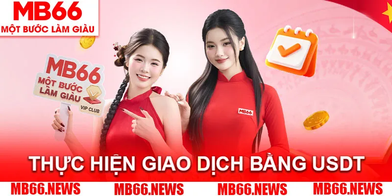 Các bước thực hiện giao dịch bằng USDT